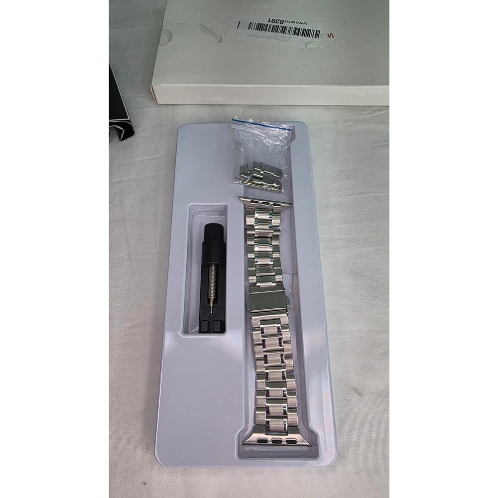 Stainless Steel Band for Apple Watch Ultra 49mm 46 45 44 42mm Silver Business - Picture 2 of 7